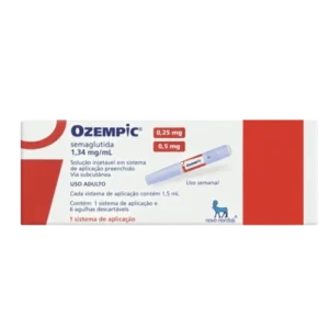 Ozempic 0,25mg e 0,50mg Novo Nordisk 1,5ml Solução Subcutânea + 6 Agulhas